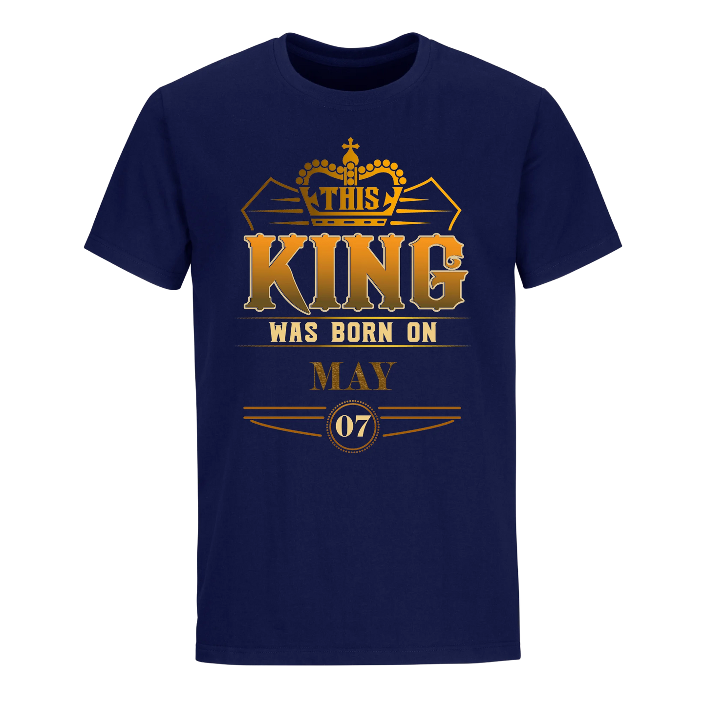 THIS KING WAS BORN ON MAY 7TH UNISEX SHIRT