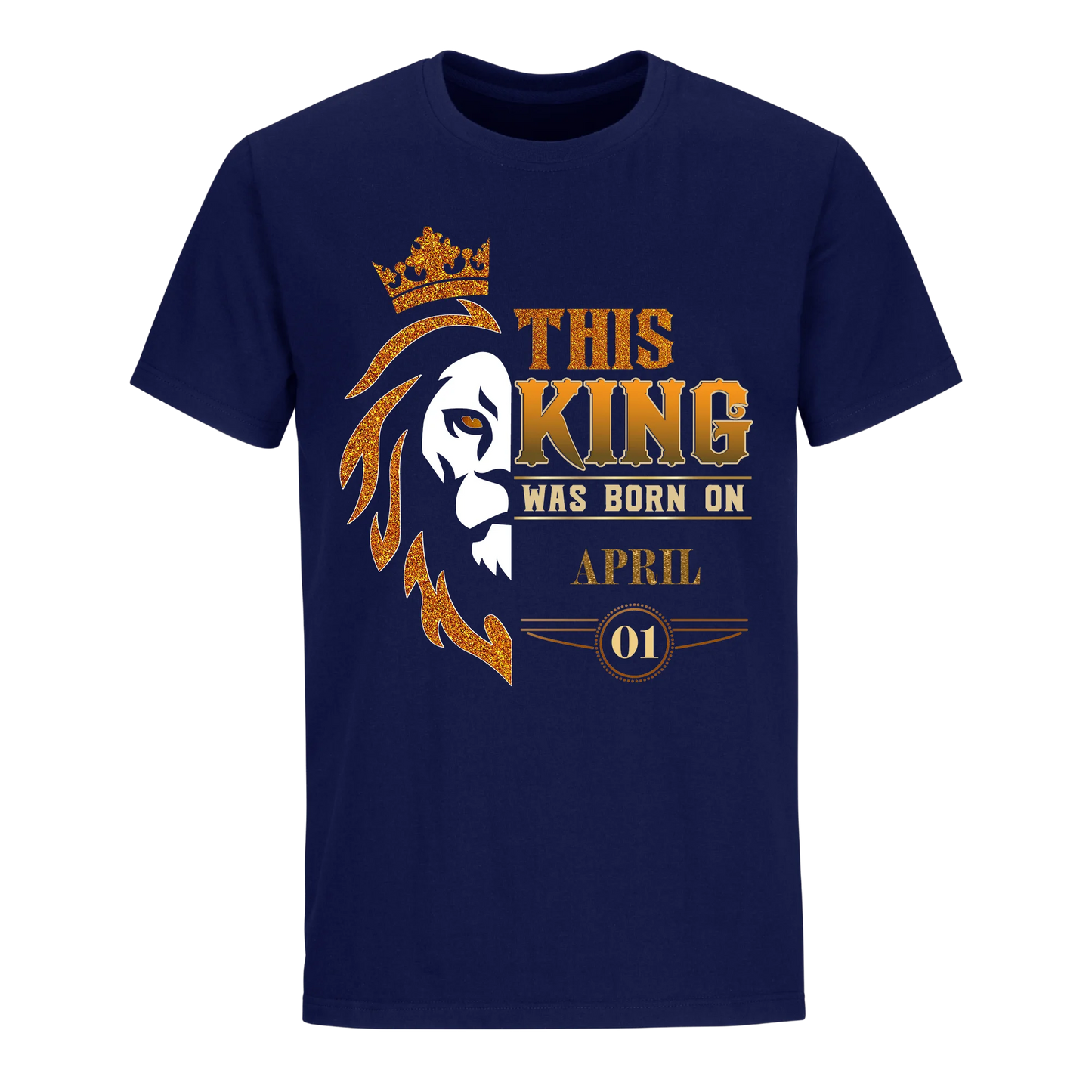 KING WAS BORN APRIL 1ST UNISEX SHIRT