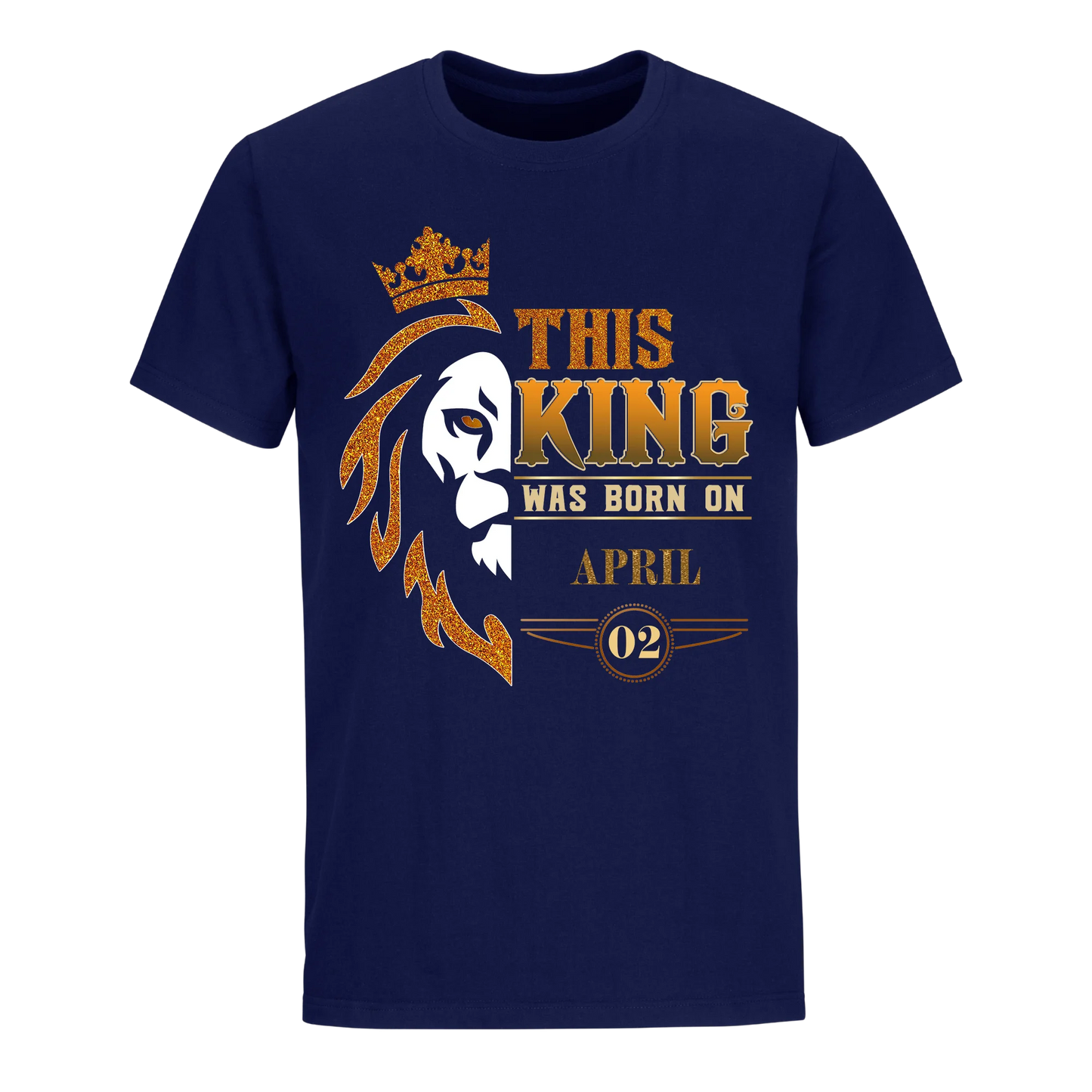 KING WAS BORN APRIL 2ND UNISEX SHIRT