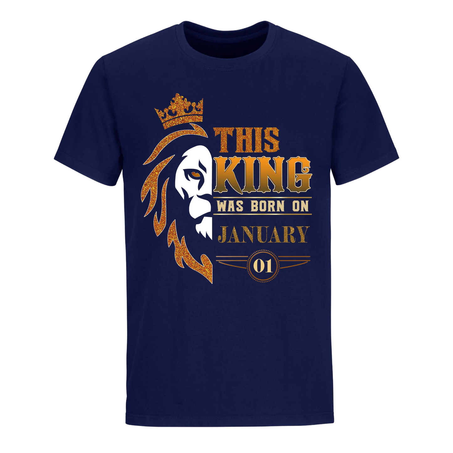 KING WAS BORN JANUARY 1ST UNISEX SHIRT