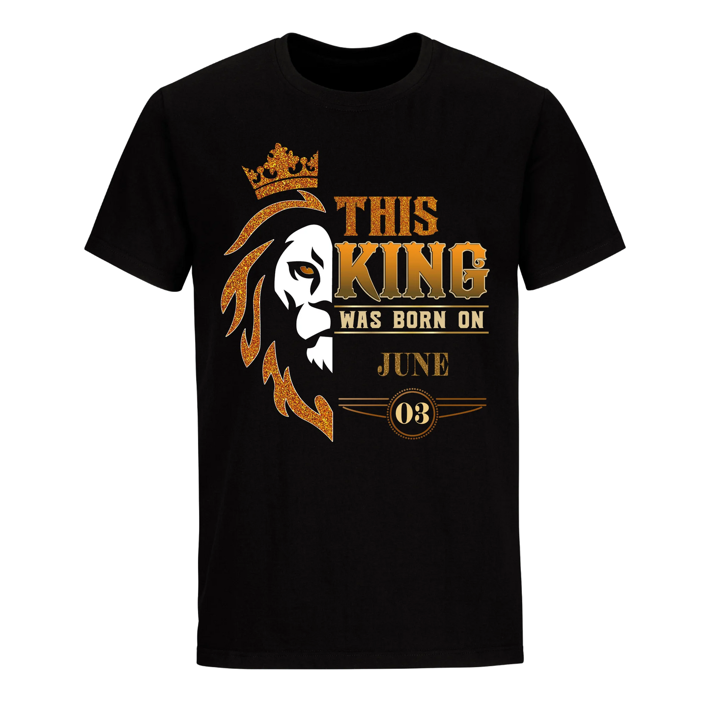 KING WAS BORN JUNE 3RD UNISEX SHIRT