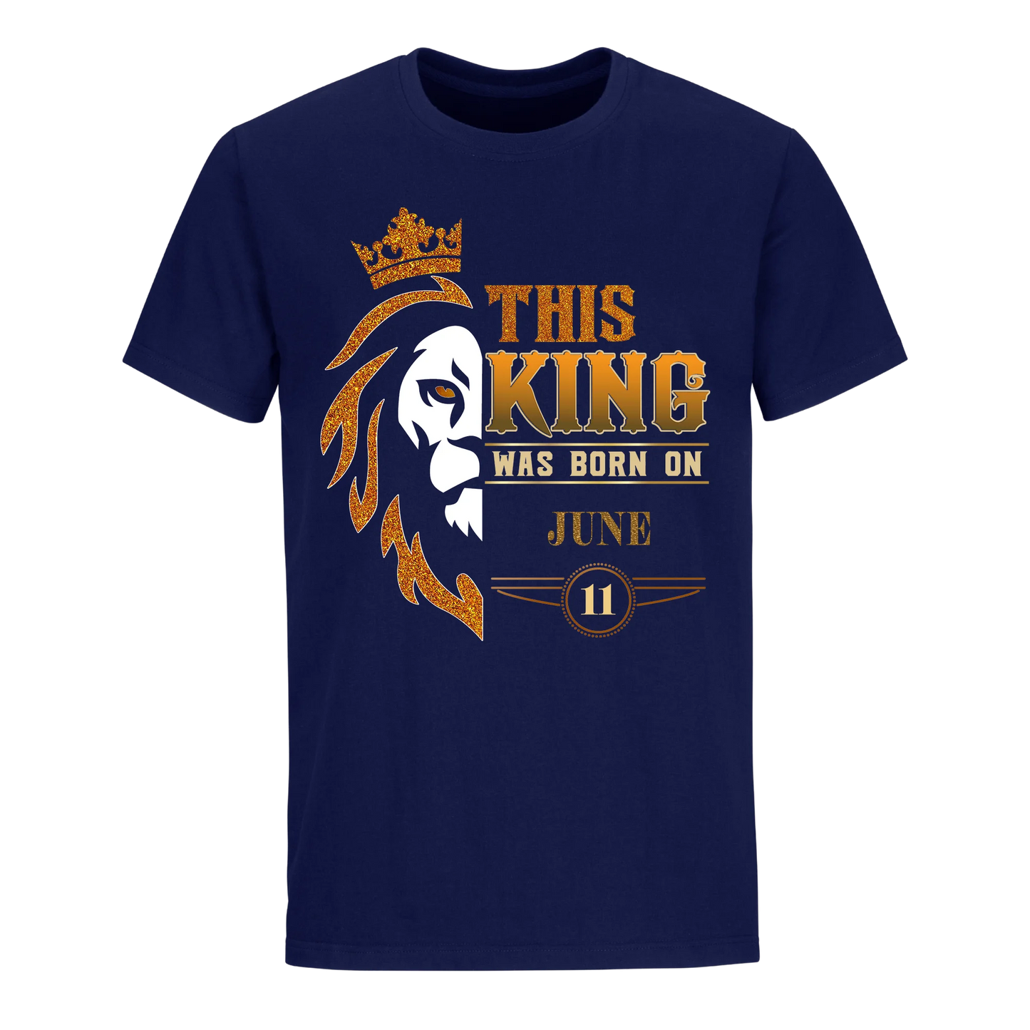 KING WAS BORN JUNE 11TH UNISEX SHIRT