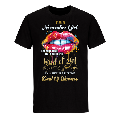 KIND OF WOMEN NOVEMBER UNISEX SHIRT