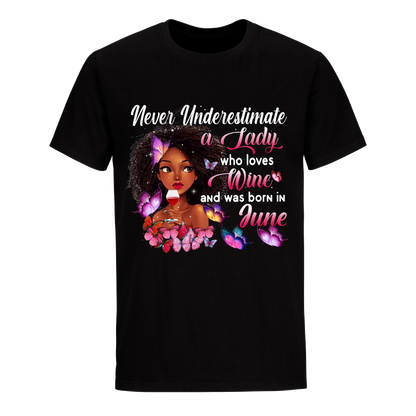 LADY WINE JUNE UNISEX SHIRT