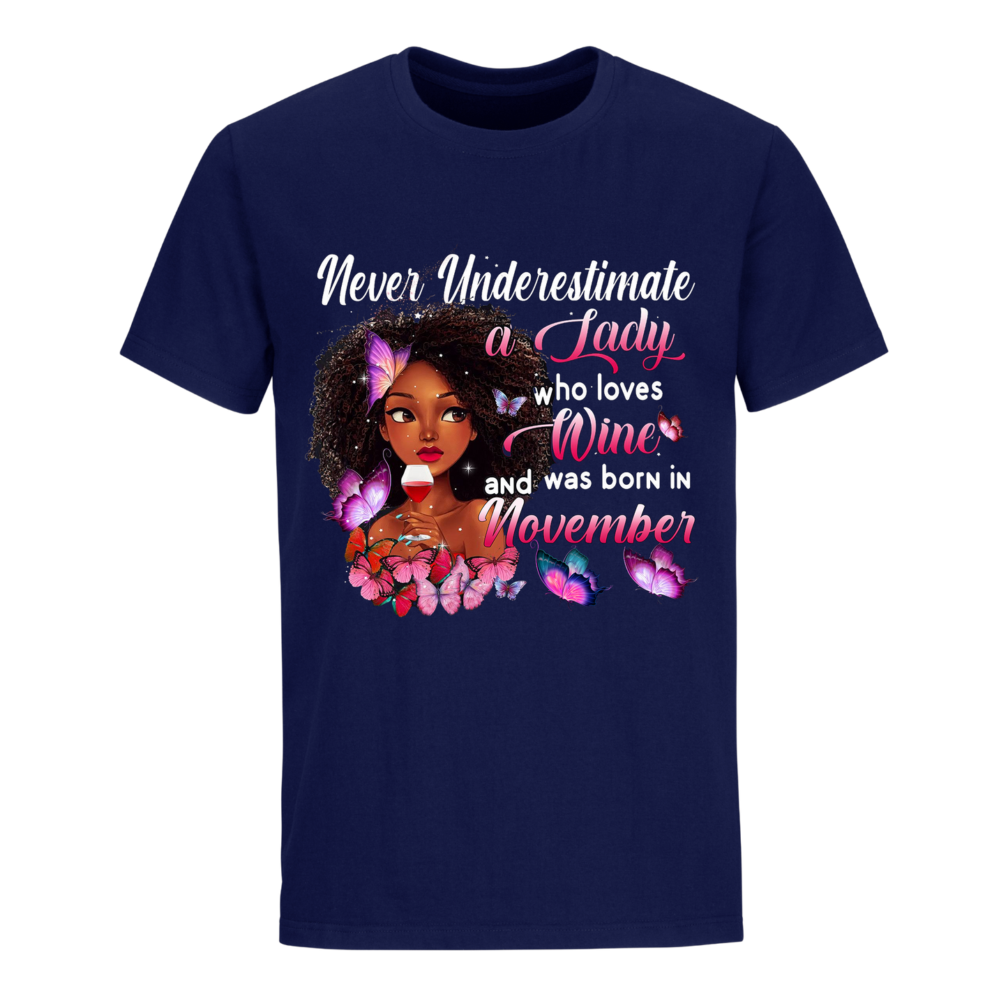 LADY WINE NOVEMBER UNISEX SHIRT