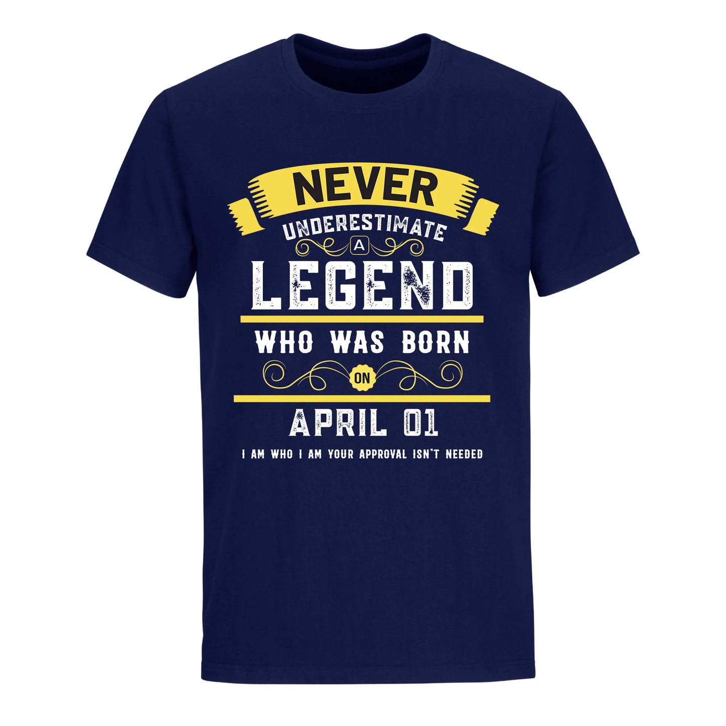 A LEGEND WHO WAS BORN ON APRIL 1ST UNISEX SHIRT