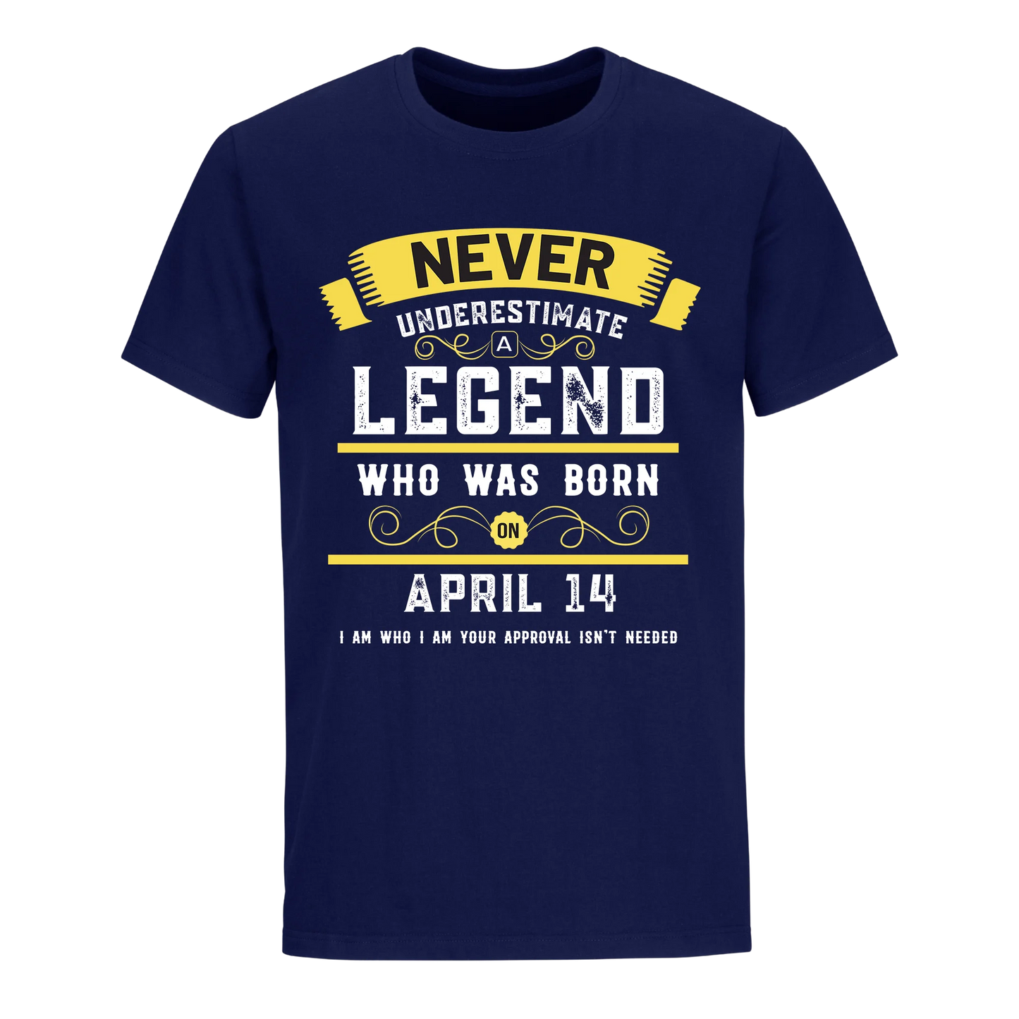 A LEGEND WHO WAS BORN ON APRIL 14TH UNISEX SHIRT