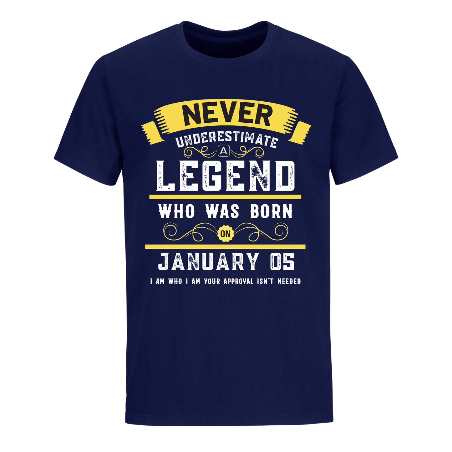 A LEGEND WHO WAS BORN ON JANUARY 5TH UNISEX SHIRT