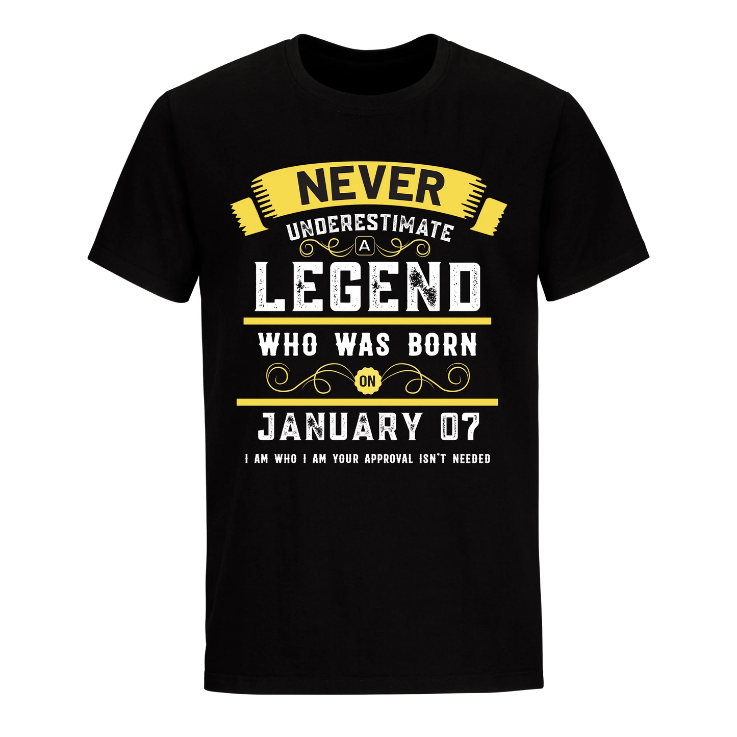 A LEGEND WHO WAS BORN ON JANUARY 7TH UNISEX SHIRT