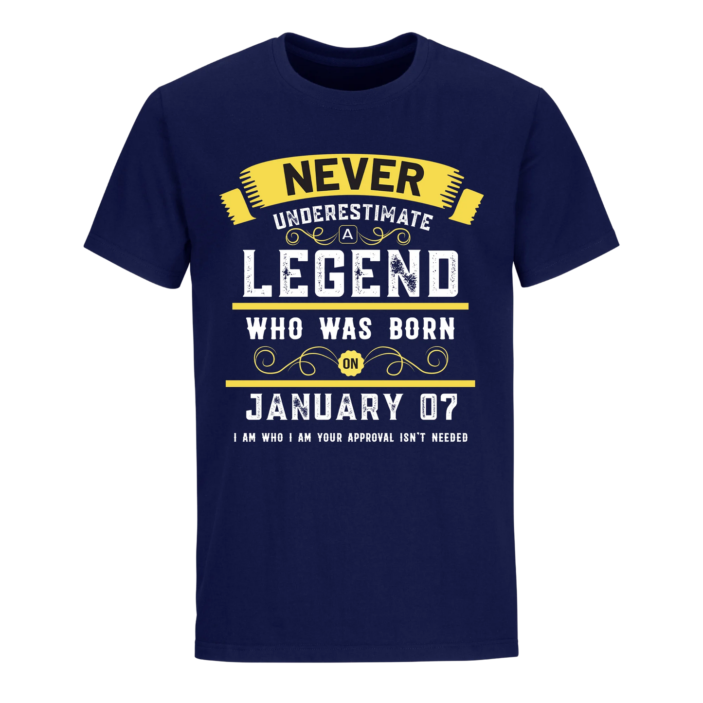 A LEGEND WHO WAS BORN ON JANUARY 7TH UNISEX SHIRT