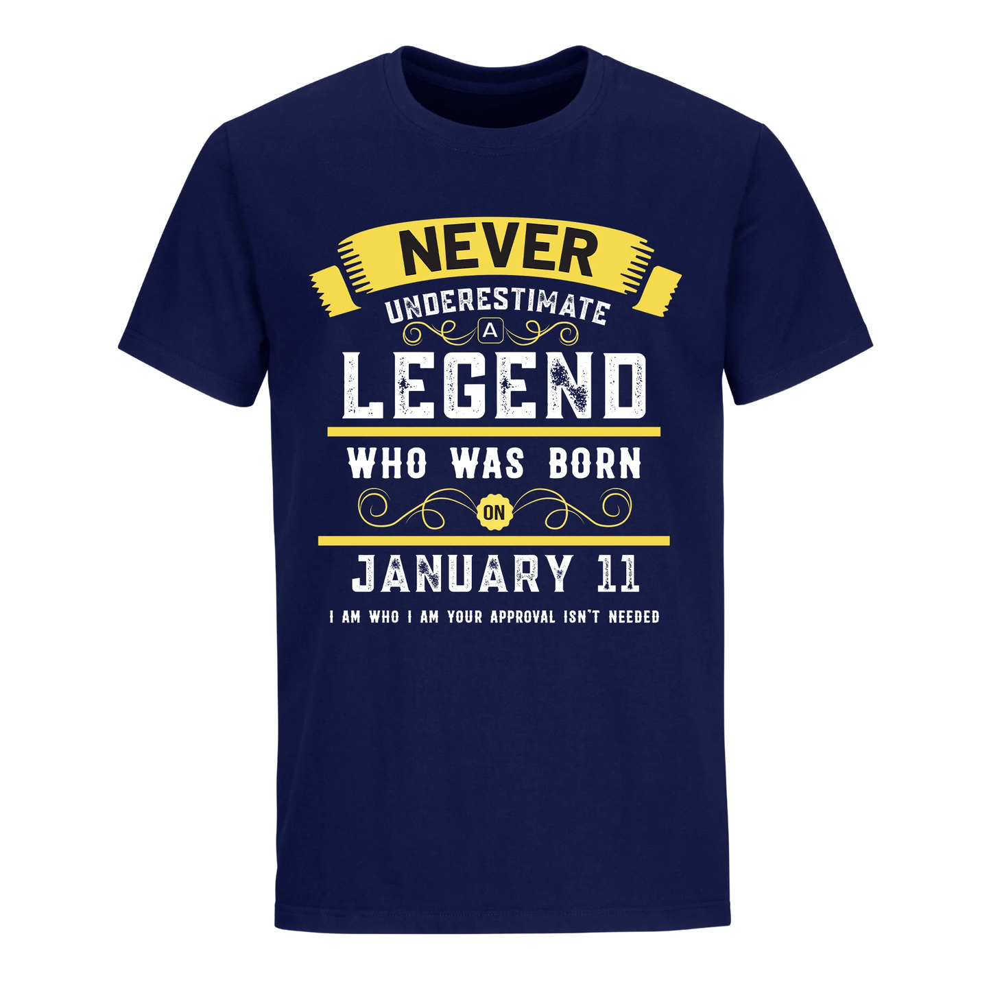 A LEGEND WHO WAS BORN ON JANUARY 11TH UNISEX SHIRT