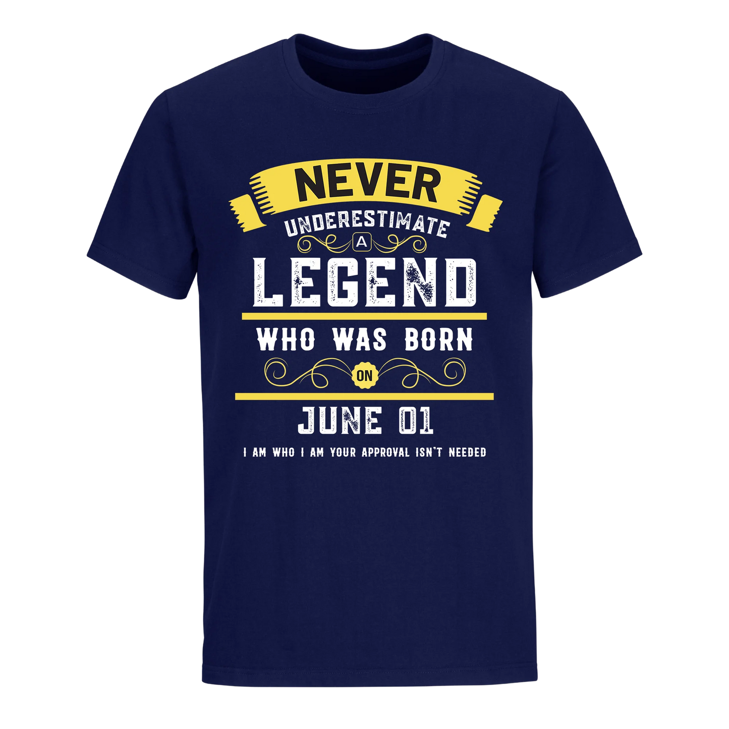 A LEGEND WHO WAS BORN ON JUNE 1ST UNISEX SHIRT