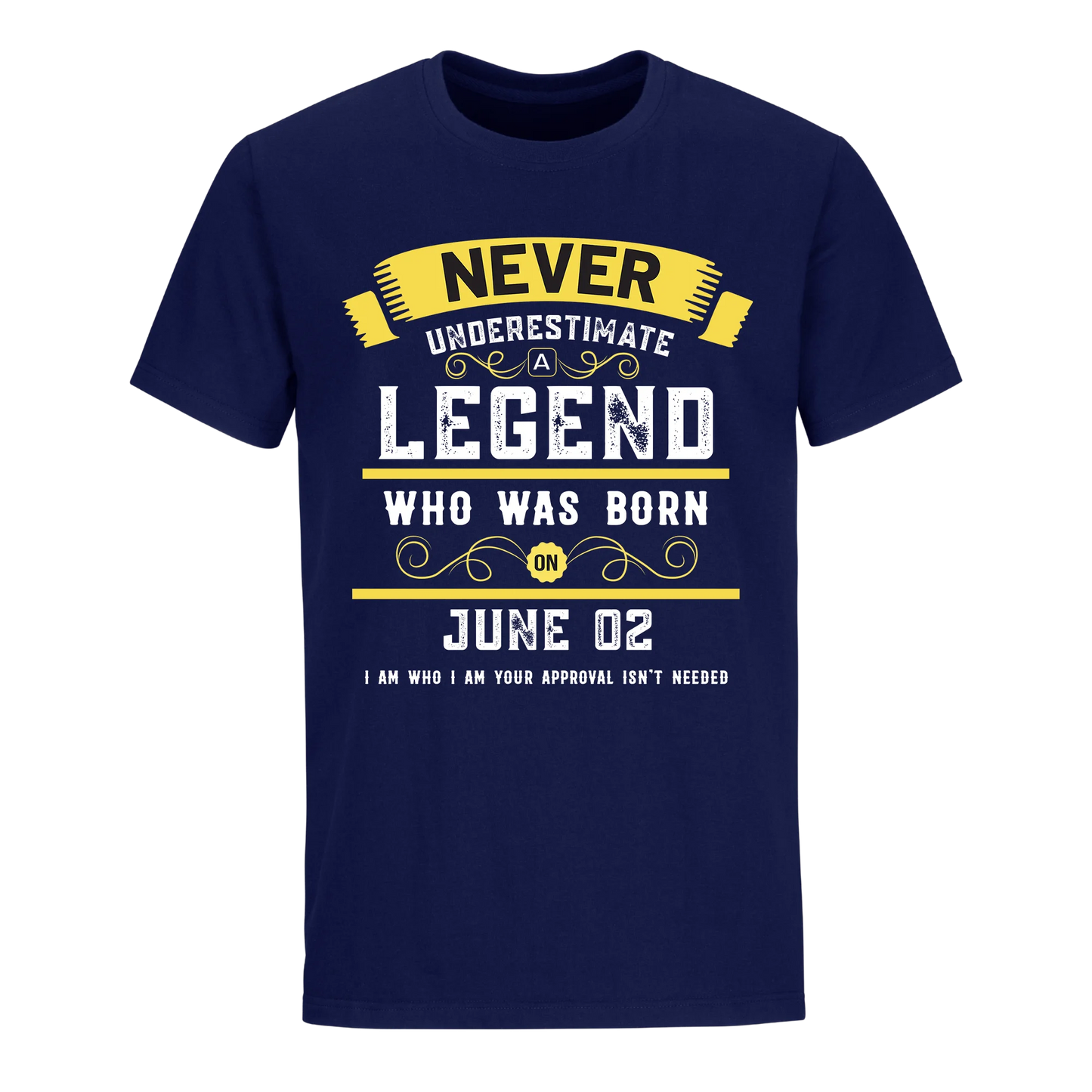 A LEGEND WHO WAS BORN ON JUNE 2ND UNISEX SHIRT