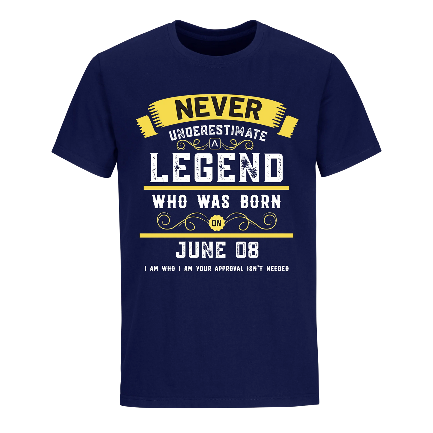 A LEGEND WHO WAS BORN ON JUNE 8TH UNISEX SHIRT