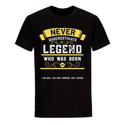 A LEGEND WHO WAS BORN ON MARCH 1ST UNISEX SHIRT