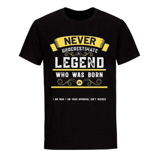 A LEGEND WHO WAS BORN ON MARCH 1ST UNISEX SHIRT