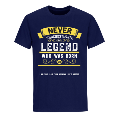 A LEGEND WHO WAS BORN ON MARCH 1ST UNISEX SHIRT