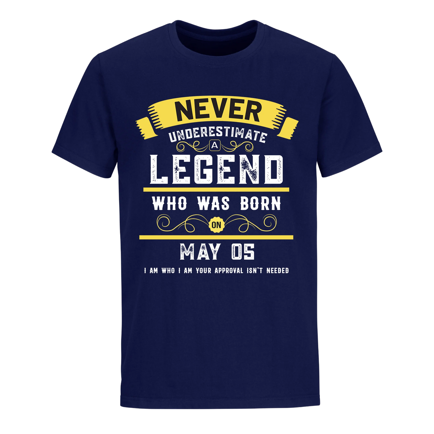 A LEGEND WHO WAS BORN ON MAY 5TH UNISEX SHIRT