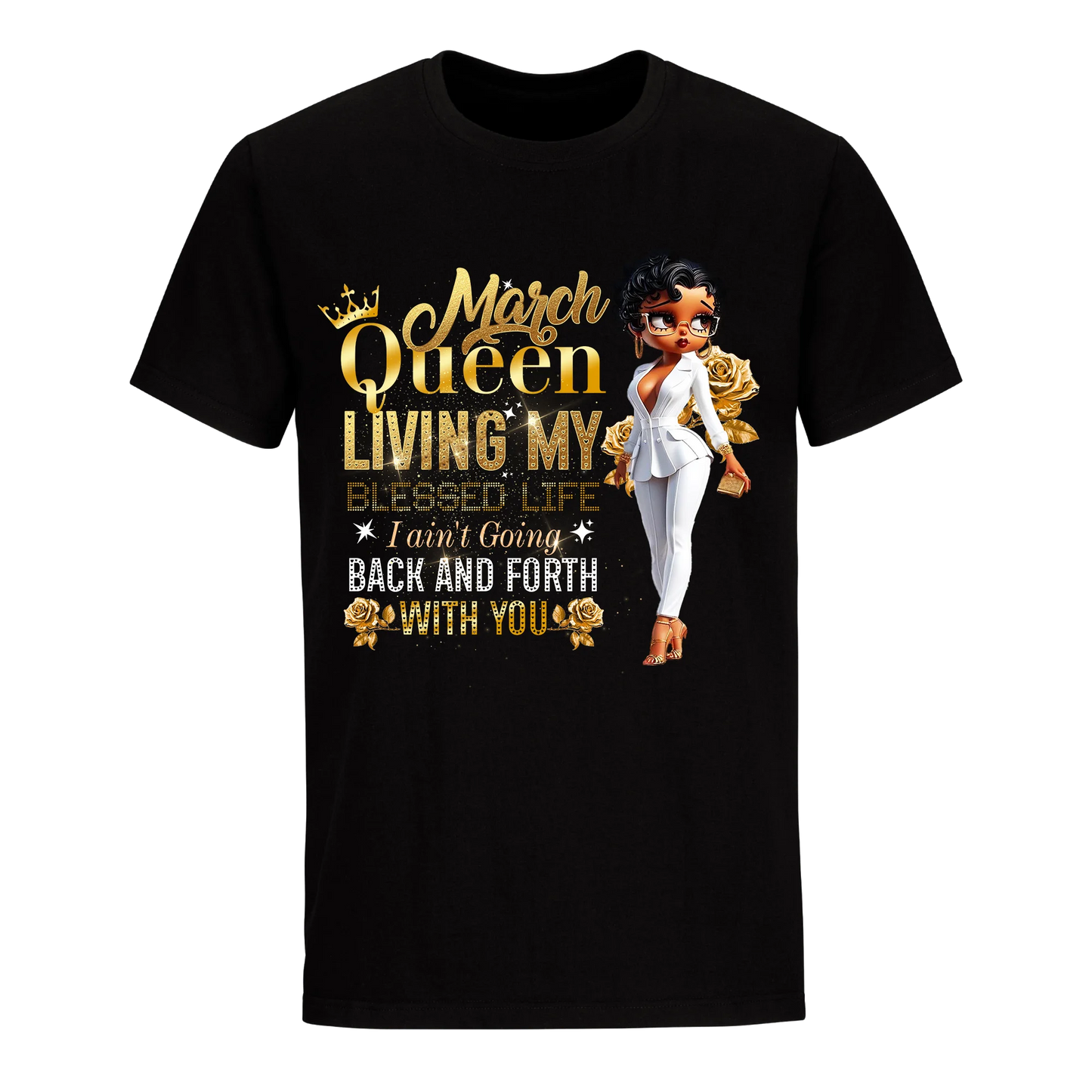 LIVING MY BLESSED LIFE GOLDEN MARCH UNISEX SHIRT