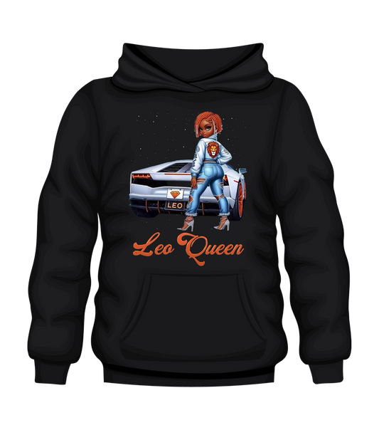 LEO QUEEN SUNSIGN HOODED Unisex Sweatshirt