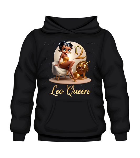 LEO QUEEN ZOD SUNSIGN Hooded Unisex Sweatshirt