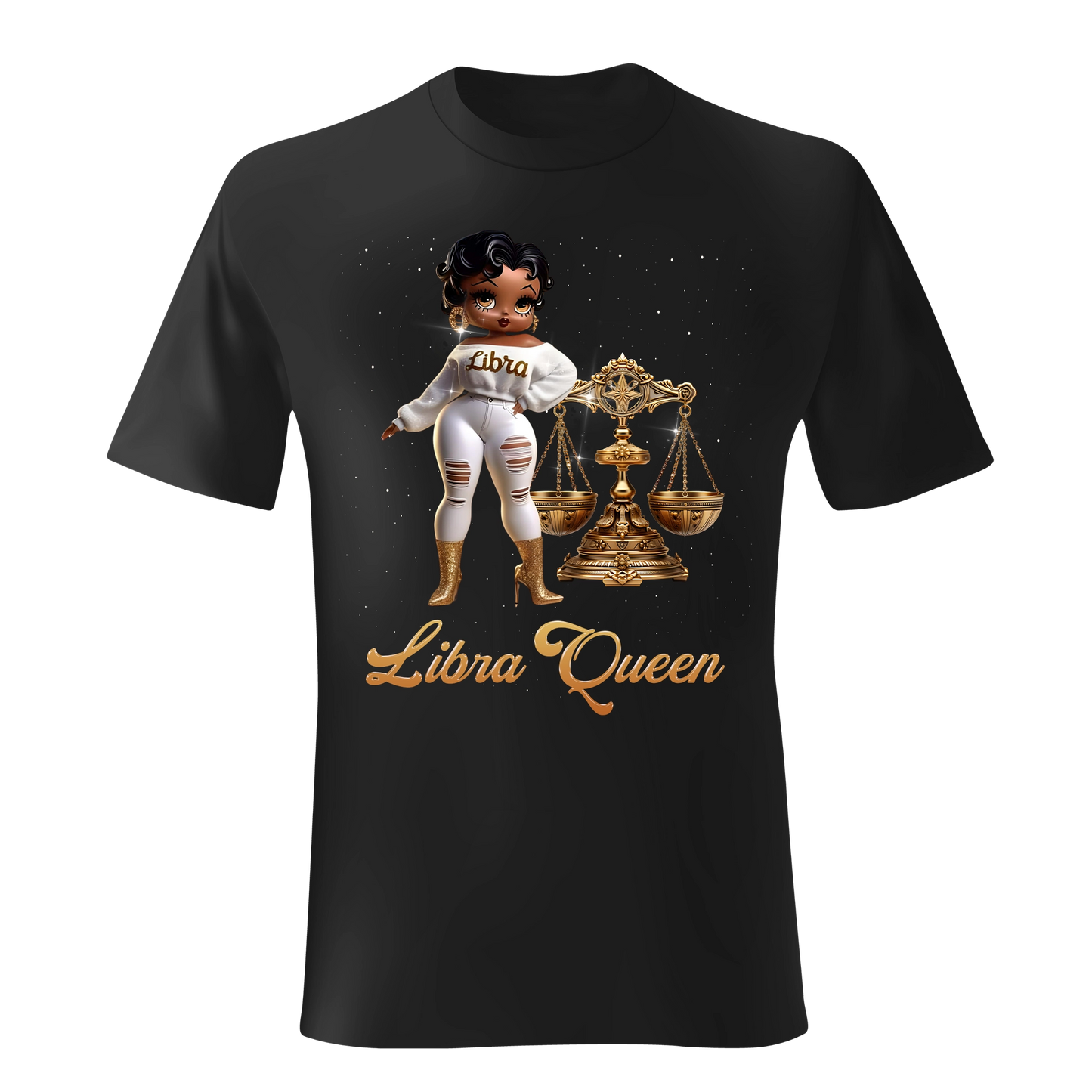 LIBRA QUEEN ZODIAC SUNSIGN UNISEX SHIRT