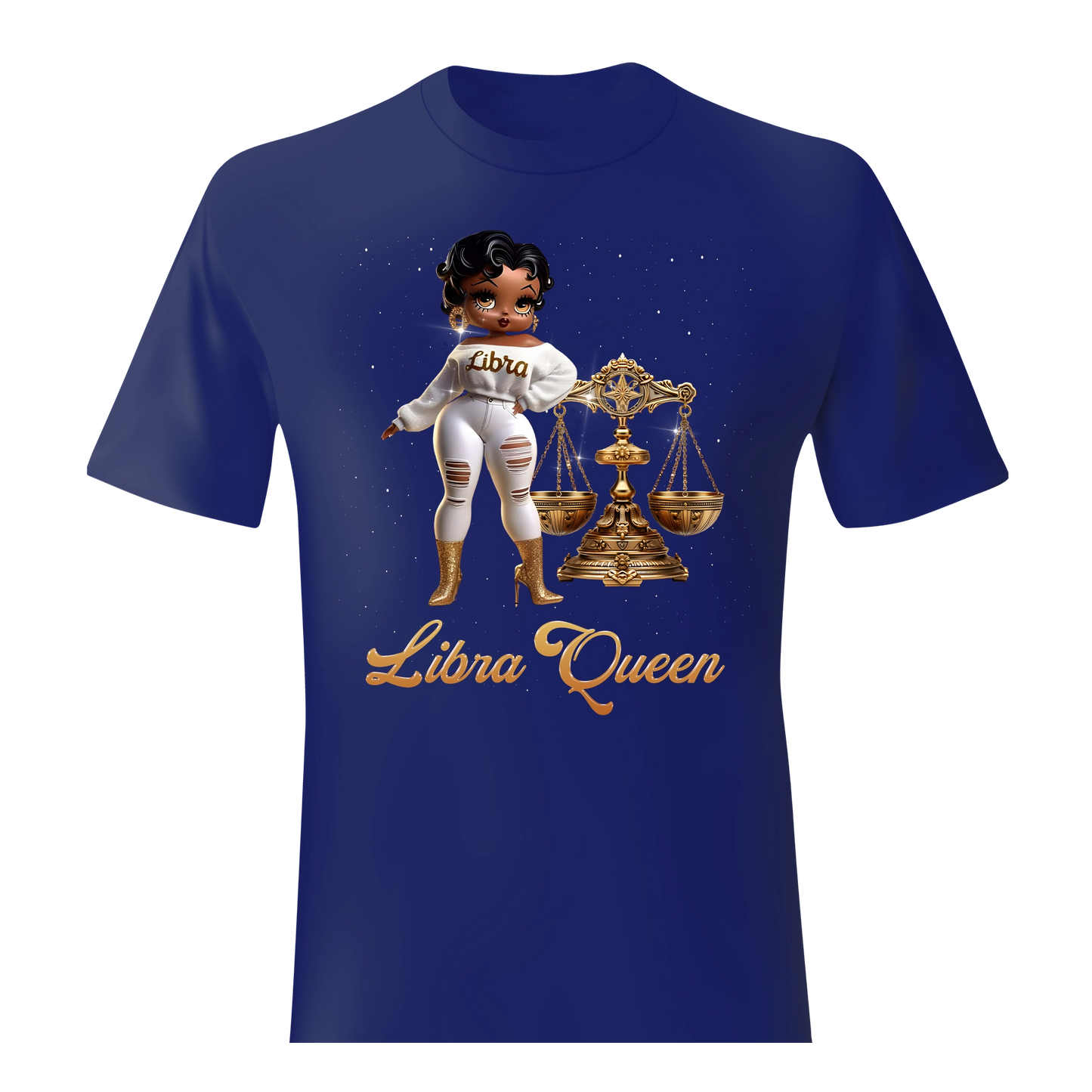 LIBRA QUEEN ZODIAC SUNSIGN UNISEX SHIRT