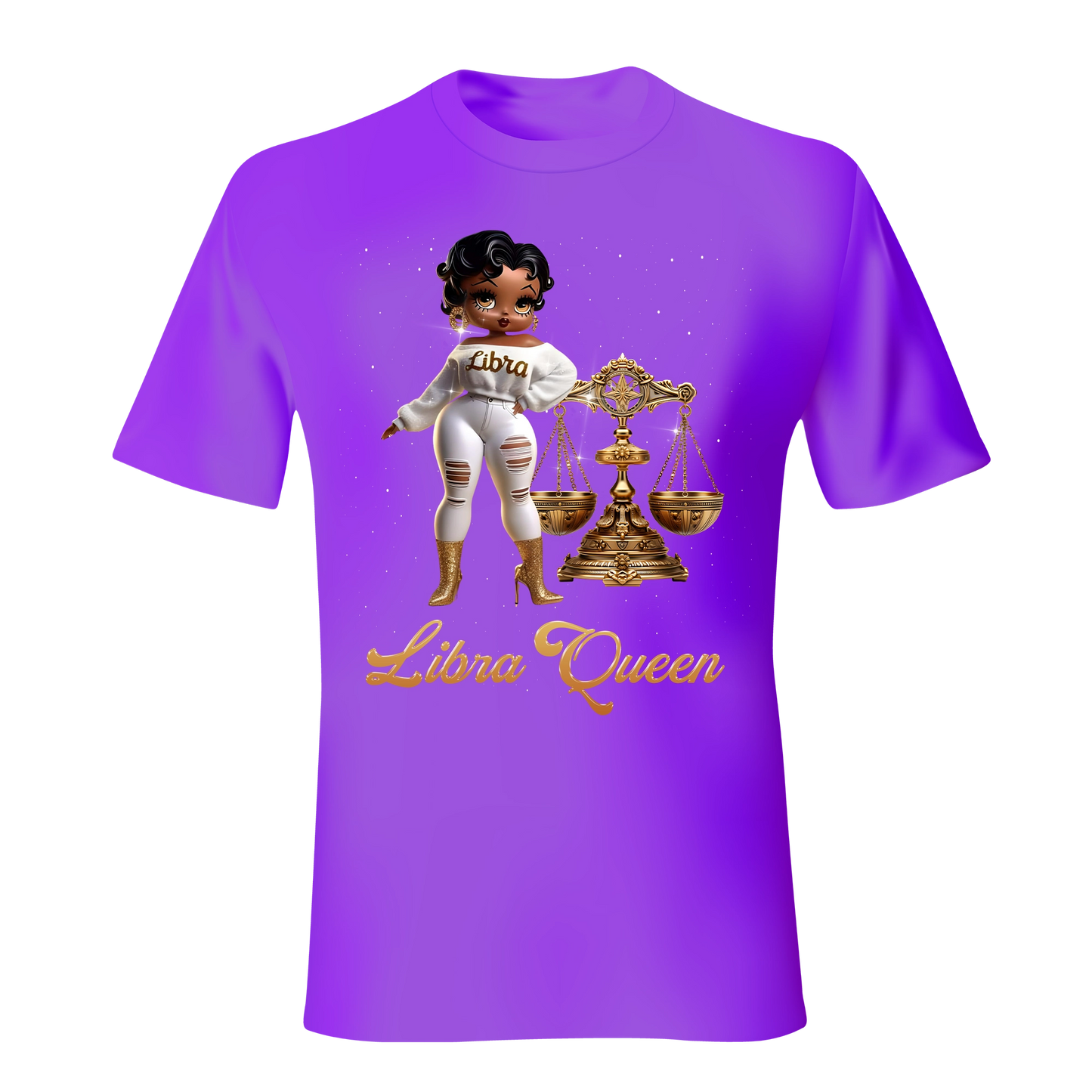 LIBRA QUEEN ZODIAC SUNSIGN UNISEX SHIRT