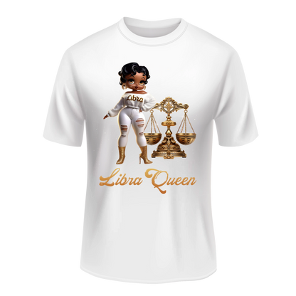 LIBRA QUEEN ZODIAC SUNSIGN UNISEX SHIRT