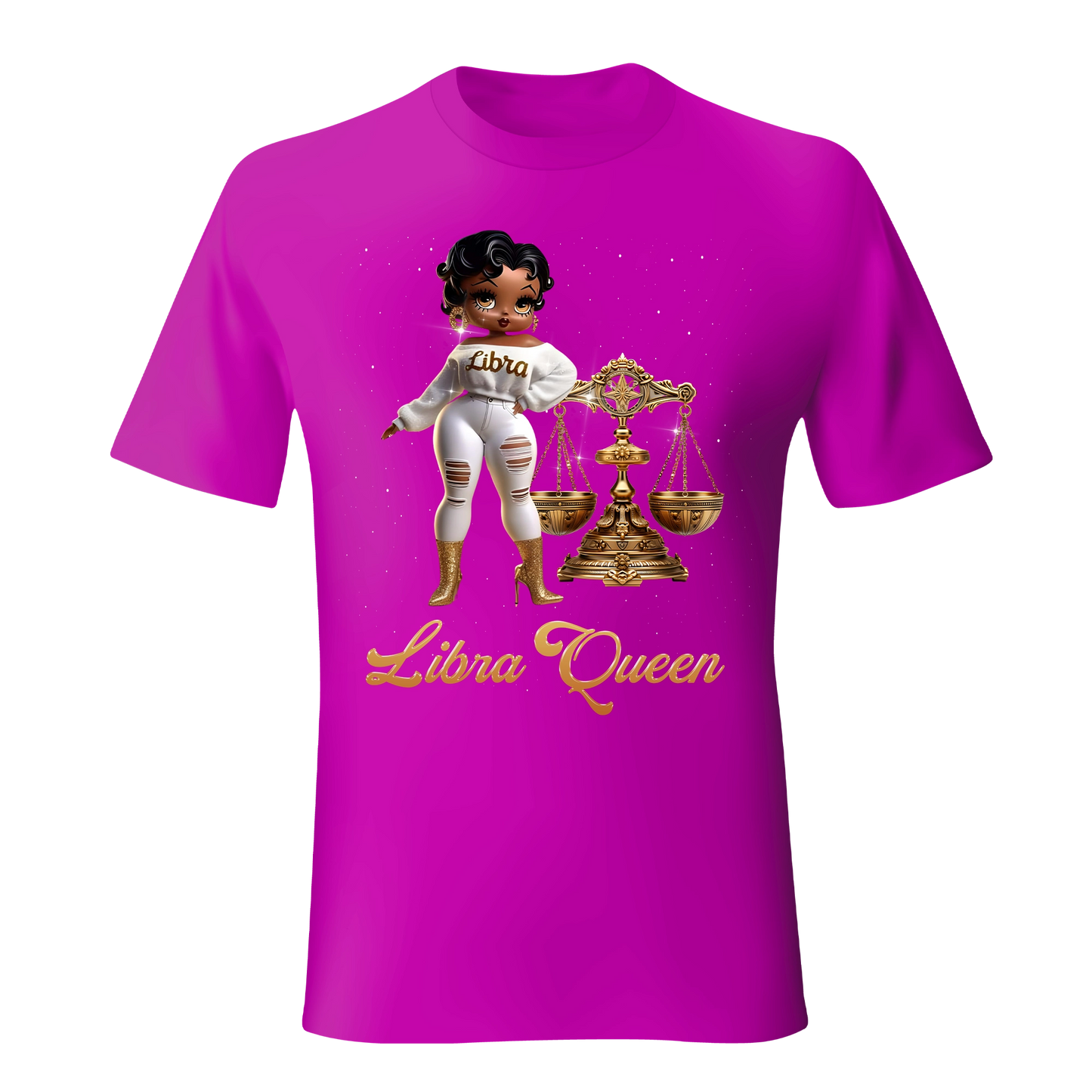 LIBRA QUEEN ZODIAC SUNSIGN UNISEX SHIRT