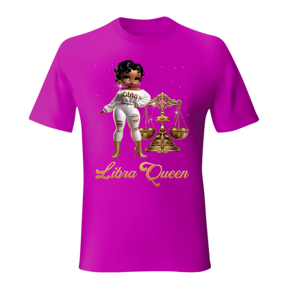 LIBRA QUEEN ZODIAC SUNSIGN UNISEX SHIRT