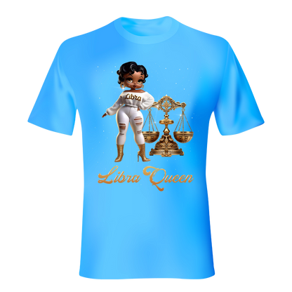 LIBRA QUEEN ZODIAC SUNSIGN UNISEX SHIRT