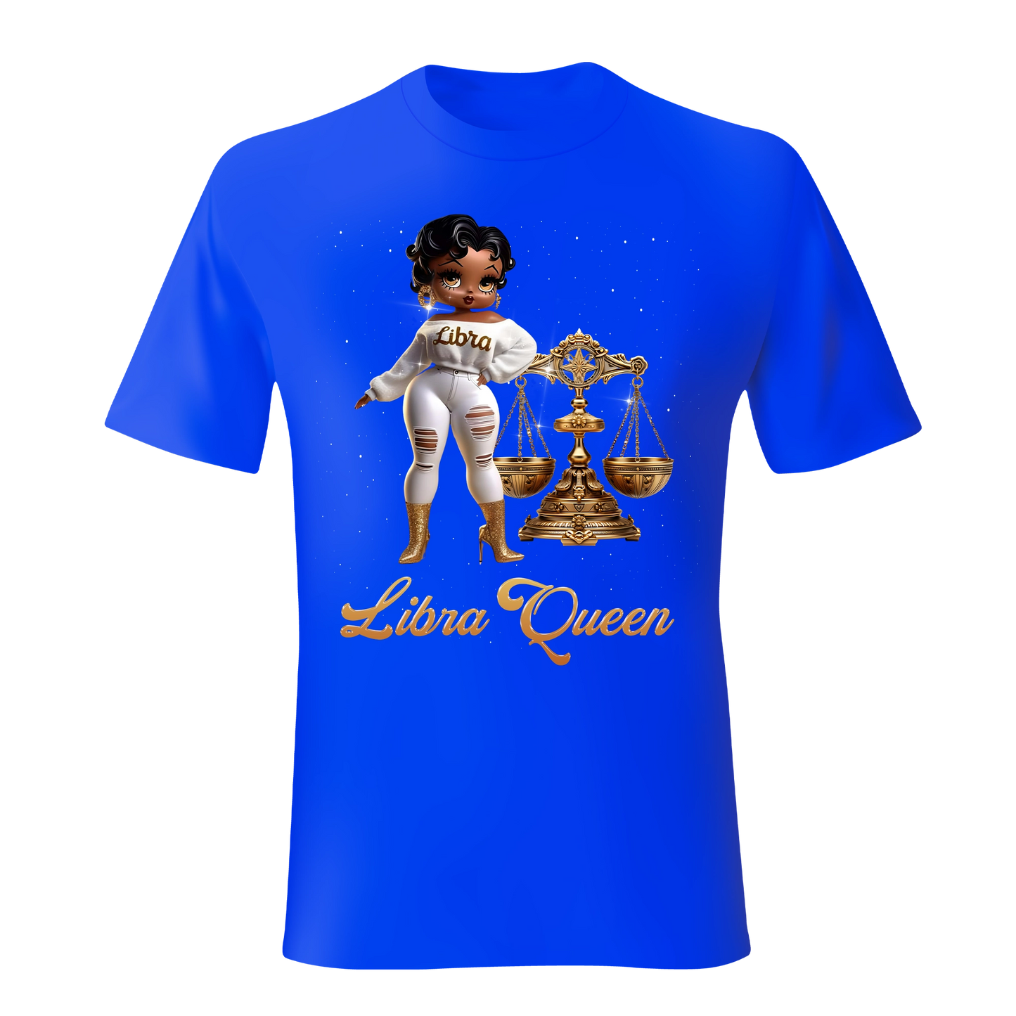 LIBRA QUEEN ZODIAC SUNSIGN UNISEX SHIRT