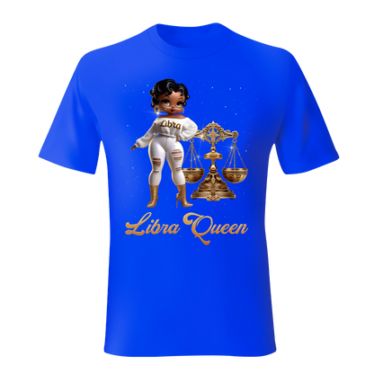 LIBRA QUEEN ZODIAC SUNSIGN UNISEX SHIRT