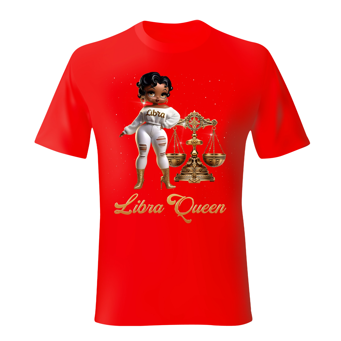 LIBRA QUEEN ZODIAC SUNSIGN UNISEX SHIRT