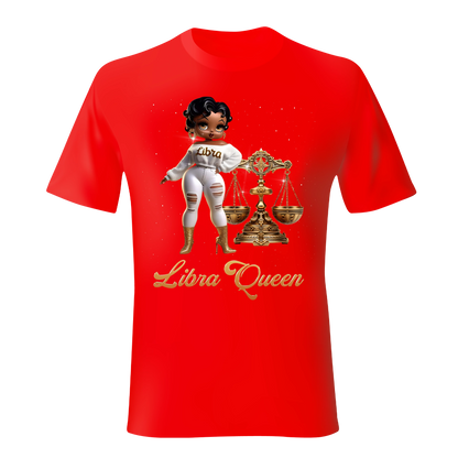 LIBRA QUEEN ZODIAC SUNSIGN UNISEX SHIRT