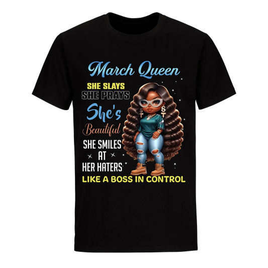 LIKE A BOSS IN CONTROL MARCH UNISEX SHIRT