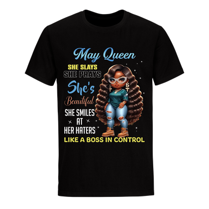 LIKE A BOSS IN CONTROL MAY UNISEX SHIRT