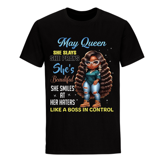 LIKE A BOSS IN CONTROL MAY UNISEX SHIRT