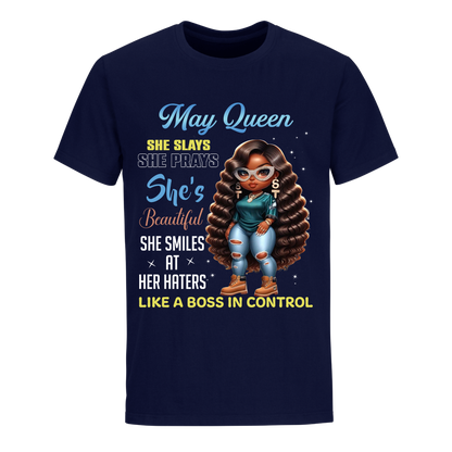 LIKE A BOSS IN CONTROL MAY UNISEX SHIRT