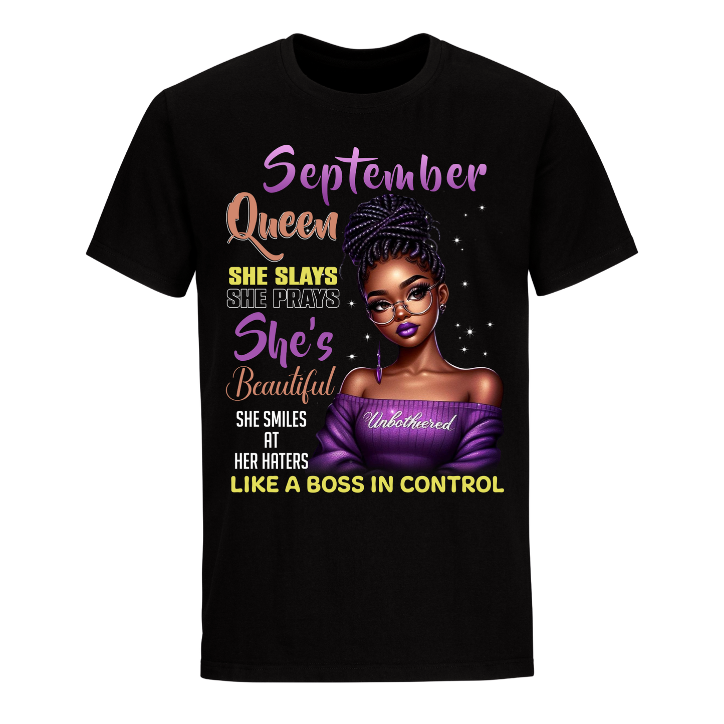 A BOSS IN CONTROL SEPTEMBER UNISEX SHIRT