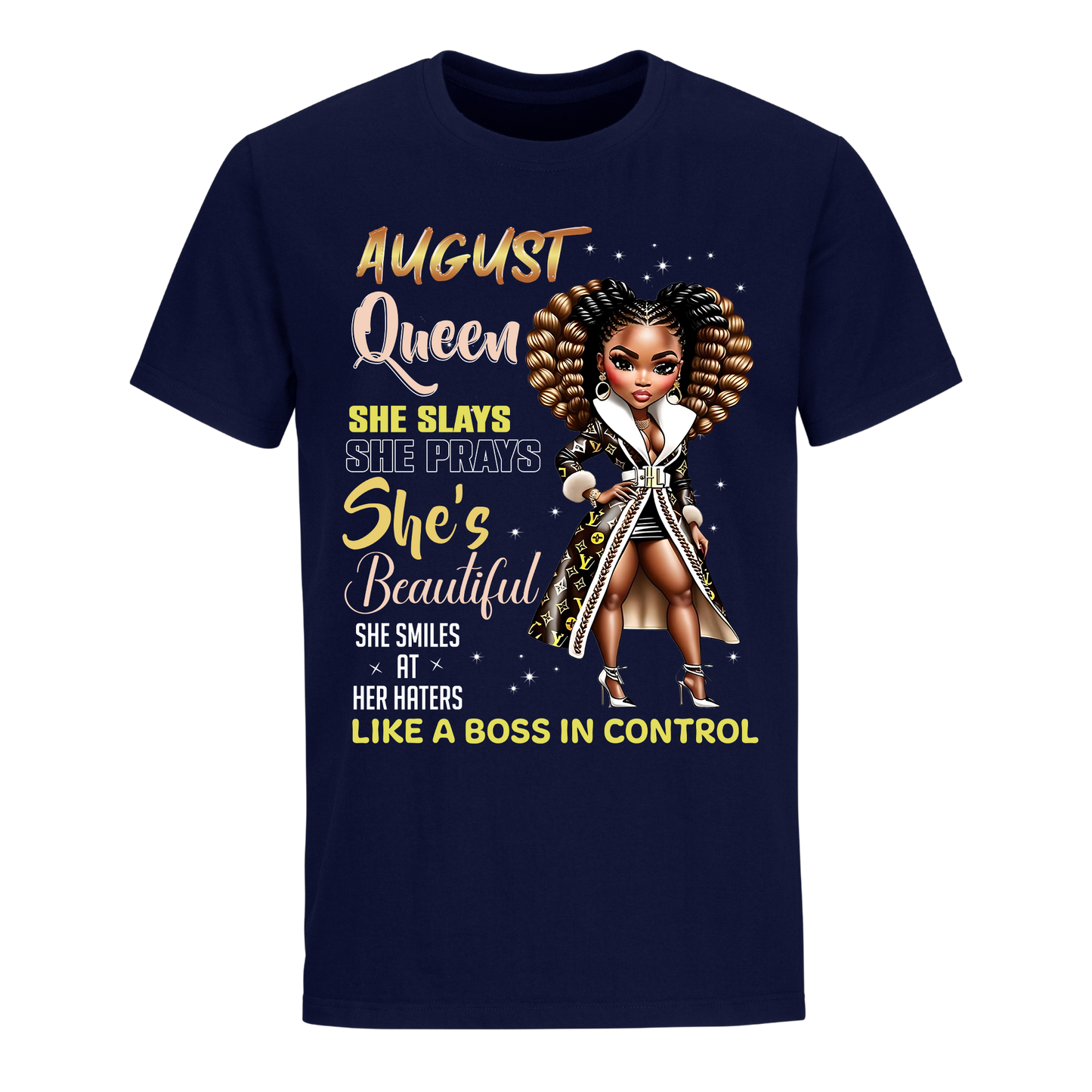 THE BOSS IN CONTROL AUGUST UNISEX SHIRT