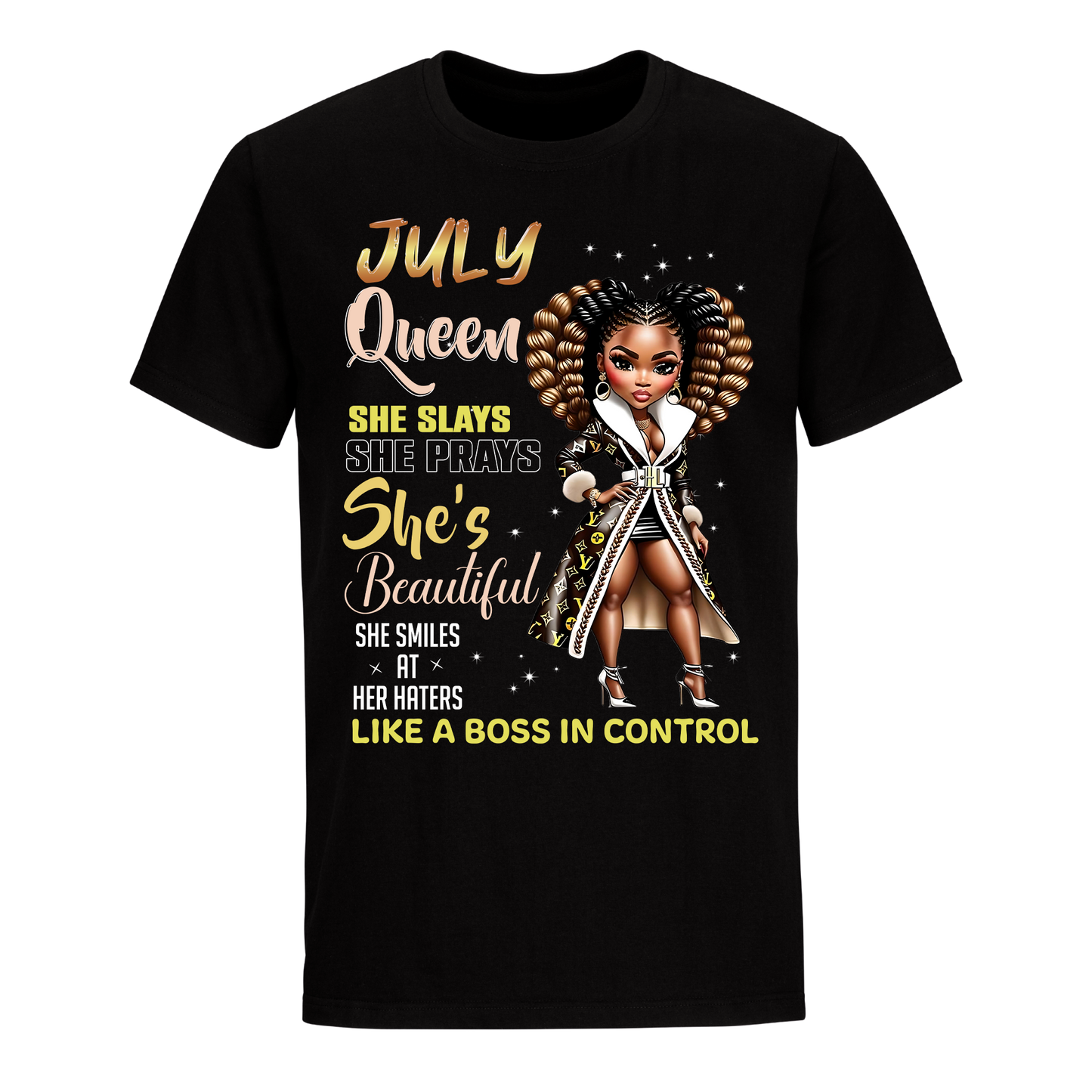 THE BOSS IN CONTROL JULY UNISEX SHIRT
