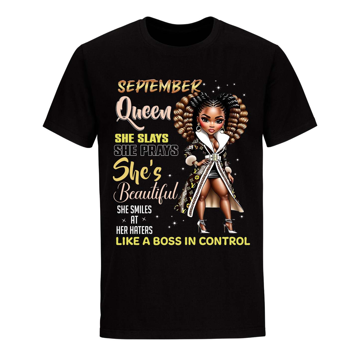 THE BOSS IN CONTROL SEPTEMBER UNISEX SHIRT