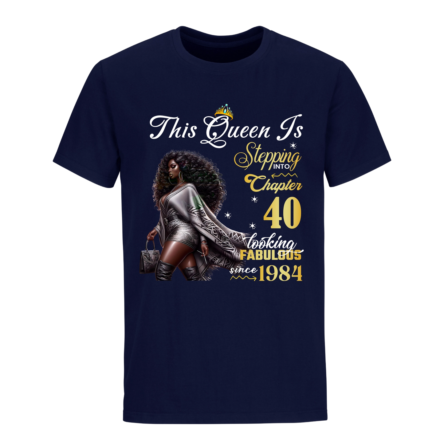 THIS QUEEN IS FABULOUS 40 UNISEX SHIRT