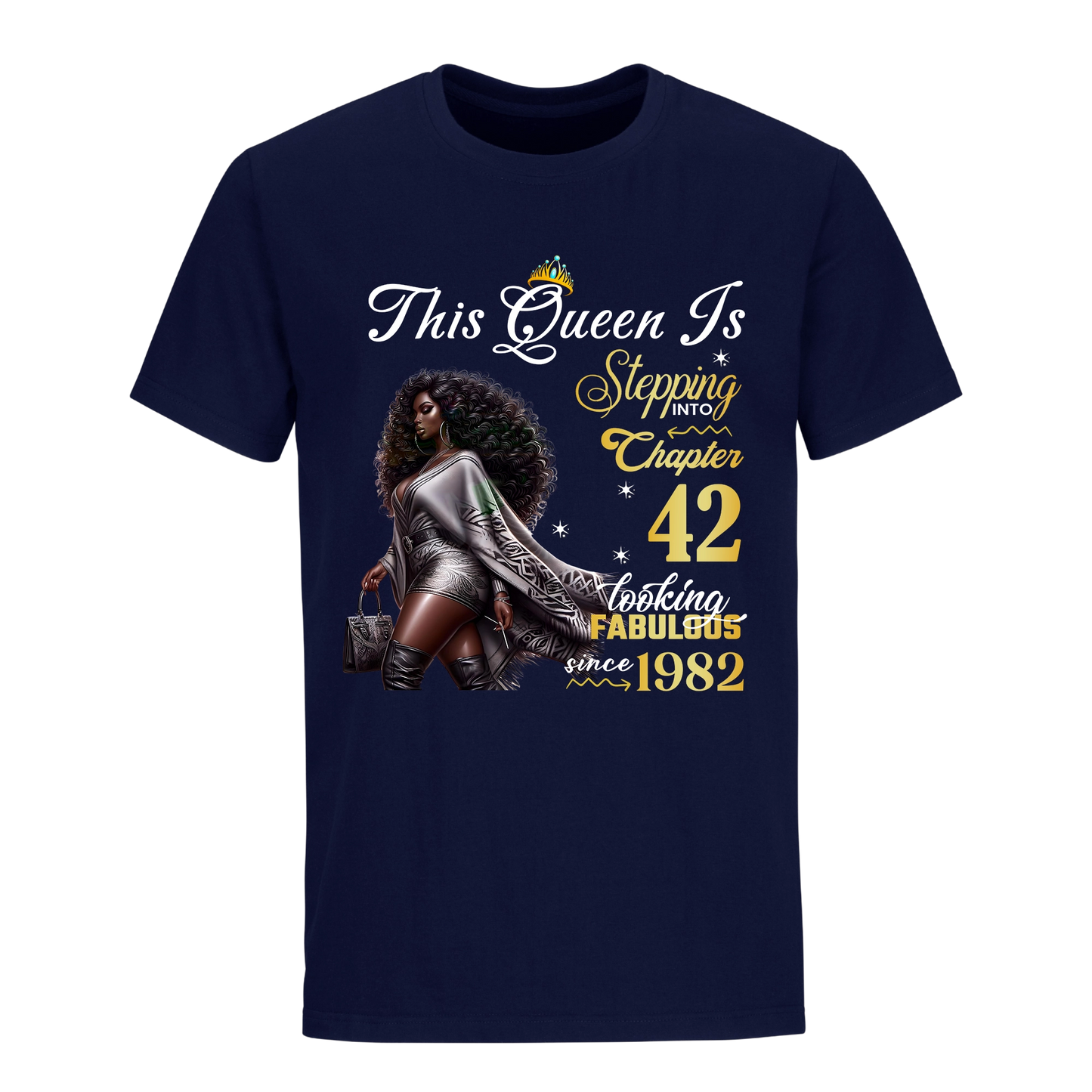 THIS QUEEN IS FABULOUS 42 UNISEX SHIRT