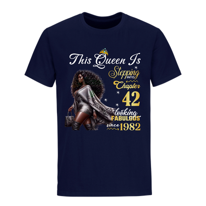THIS QUEEN IS FABULOUS 42 UNISEX SHIRT