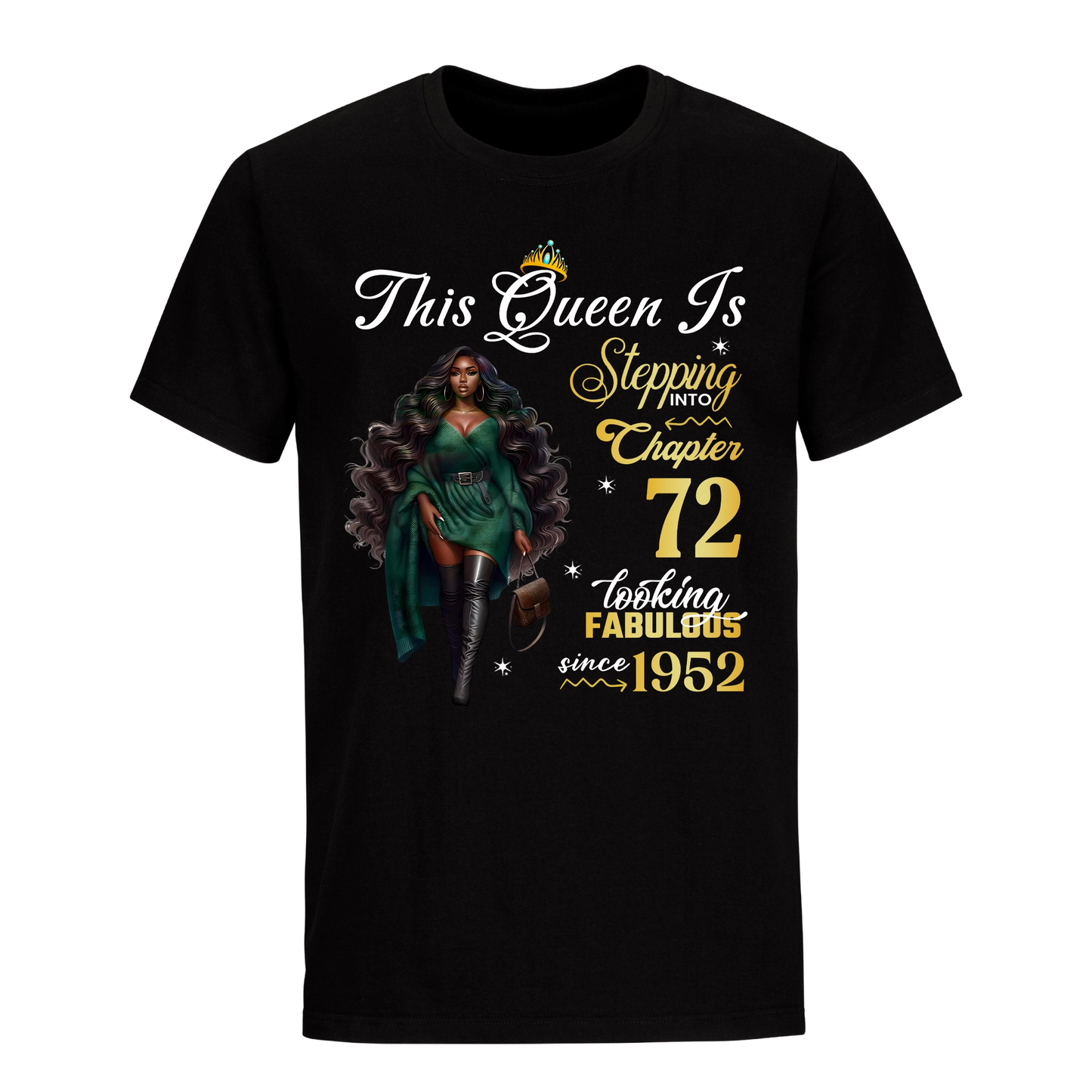 THIS QUEEN IS LOOKING FABULOUS 72 UNISEX SHIRT