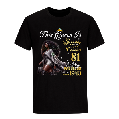 THIS QUEEN IS FABULOUS 81 UNISEX SHIRT