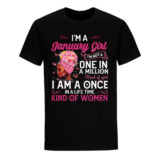 ONE IN A MILLION JANUARY UNISEX SHIRT